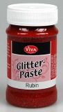 Glitter pasta - rubínová 90 ml