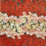 Ubrousek květiny - růže mix