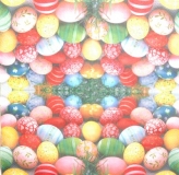 Ubrousek velikonoční - barevná vajíčka v trávě
