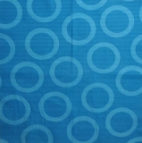 Ubrousek vzorovaný - modré kruhy