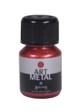 Metalická barva - lávově rudá 30 ml