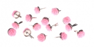 Hřebíčky na scrapbooking - růžové růžičky