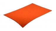 Barevná dekorativní plsť (filc) oranžová A3