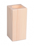 Dřevěný svícen Borovice 13 cm