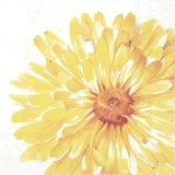 Ubrousek 33x33 - Žlutý květ