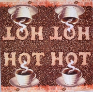 Ubrousek káva - hot espresso