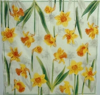 Ubrousek květiny - žluté narcisy