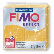 Fimo effect - zlatá se třpytkami 57g