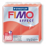 Fimo effect - transparentní červená 57g