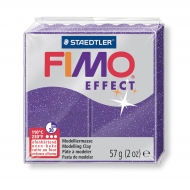 Fimo effect - fialová se třpytkami 57g