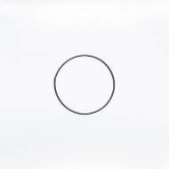 Drátěný kruh černý - průměr 12 cm