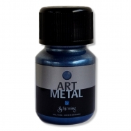 Metalická barva - modrá 30 ml