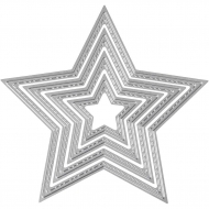 Vyřezávací šablona - hvězda