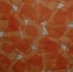 Ubrousek vzorovaný - oranžové listy