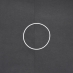 Drátěný kruh bílý - průměr 12 cm