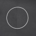 Drátěný kruh bílý - průměr 20 cm