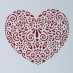 Embosovací kapsa - srdce, ornament