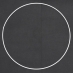 Drátěný kruh na lapač snů bílý - průměr 50 cm