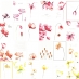 Papír na scrapbooking - květinové kartičky